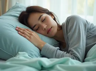 Woman sleeping peacefully